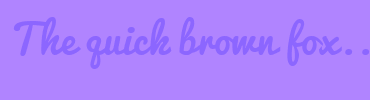 Image with Font Color 8C66FF and Background Color B084FF